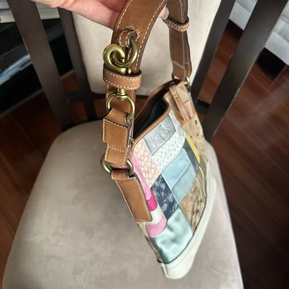Patchwork Shoulder Bag - Picture 2 of 4
